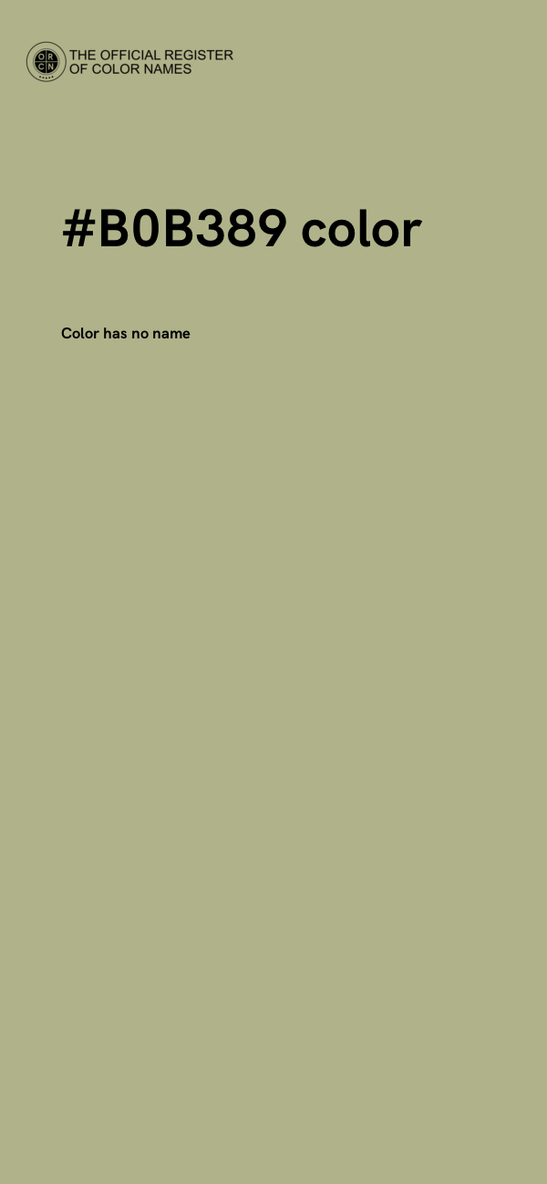 #B0B389 color image