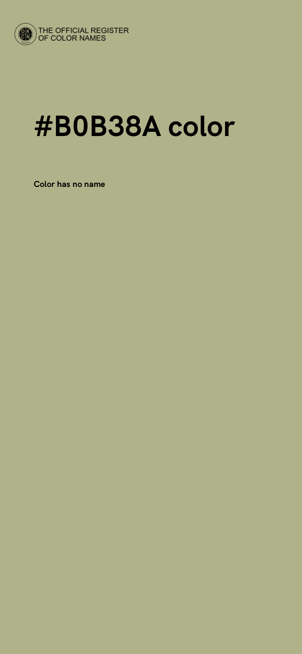 #B0B38A color image