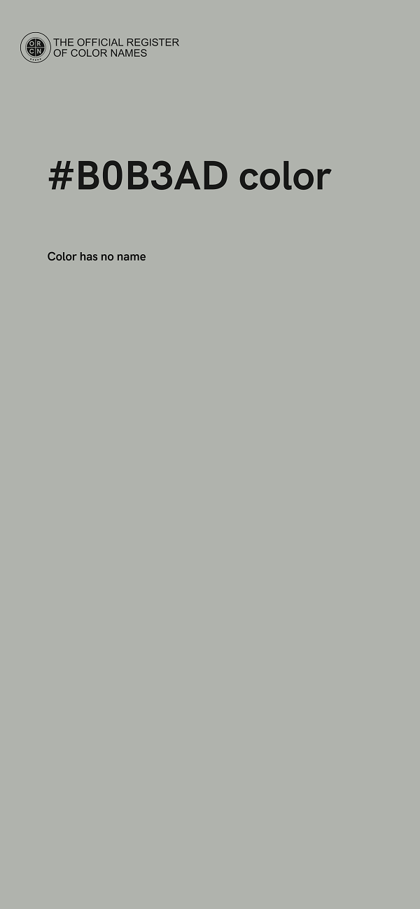 #B0B3AD color image