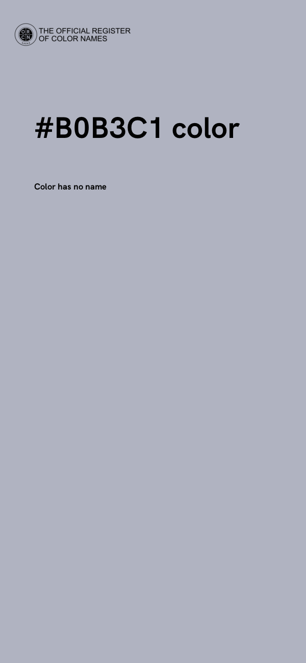 #B0B3C1 color image
