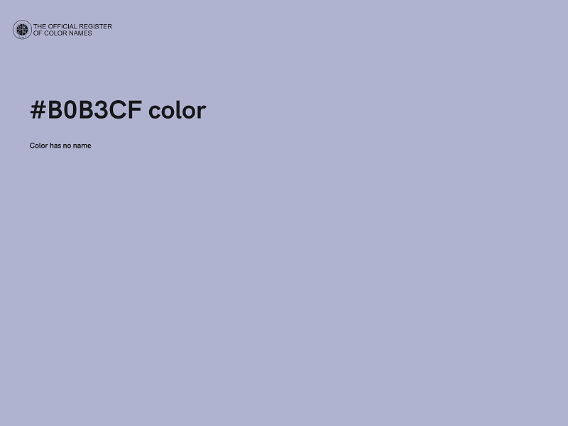 #B0B3CF color image