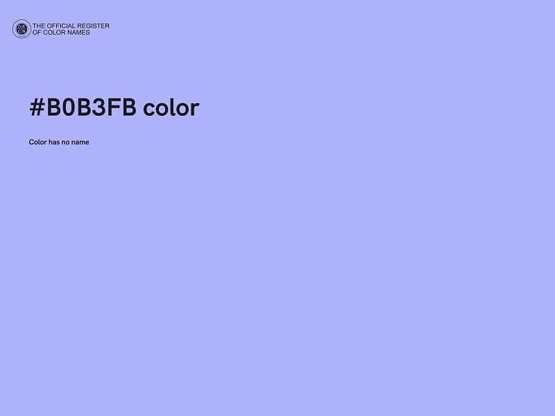 #B0B3FB color image