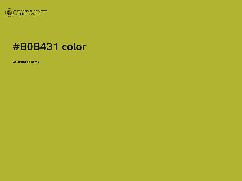 #B0B431 color image