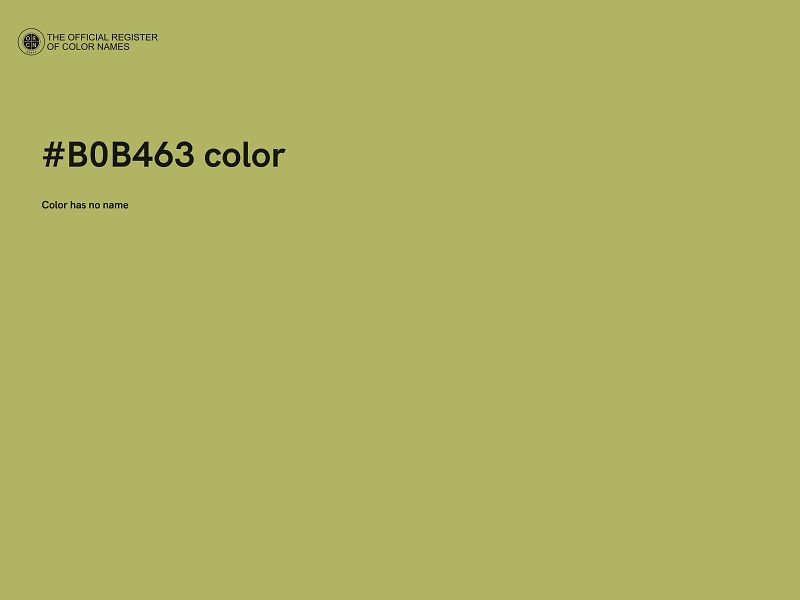 #B0B463 color image