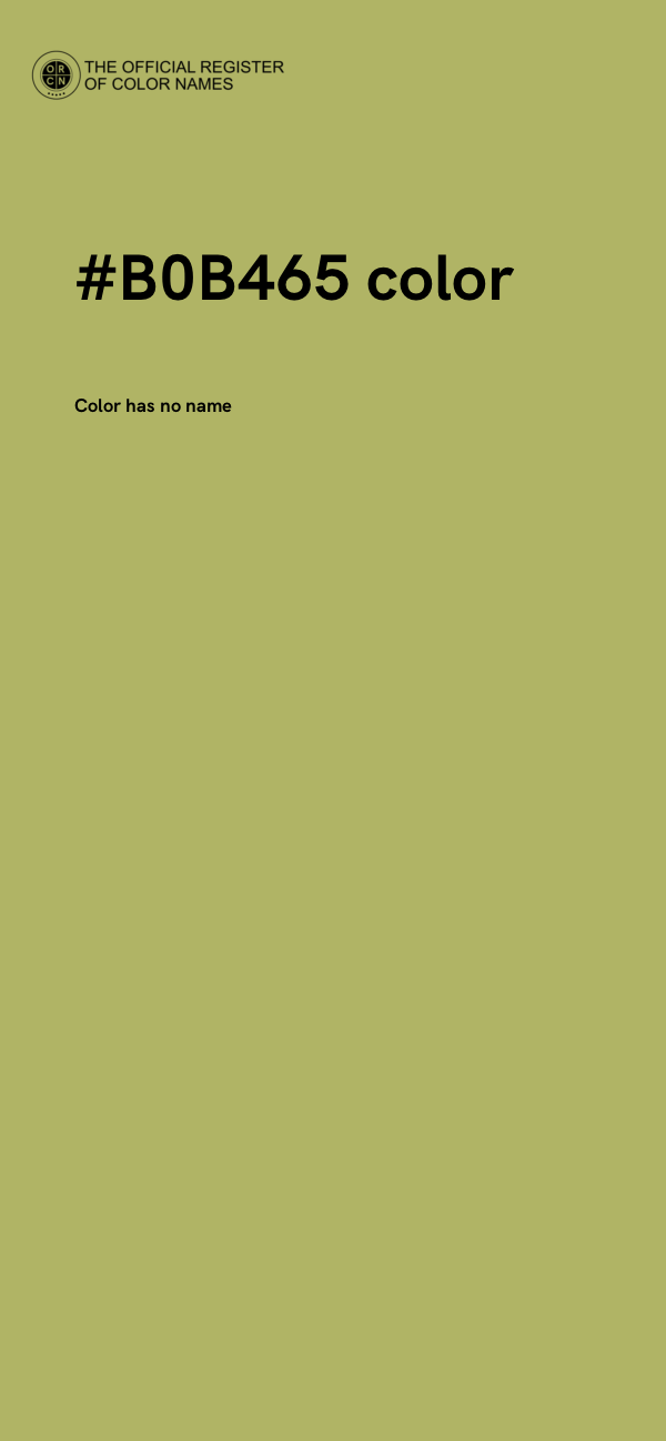 #B0B465 color image