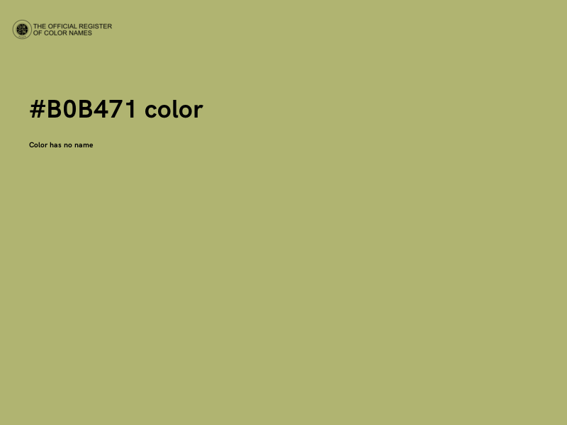 #B0B471 color image
