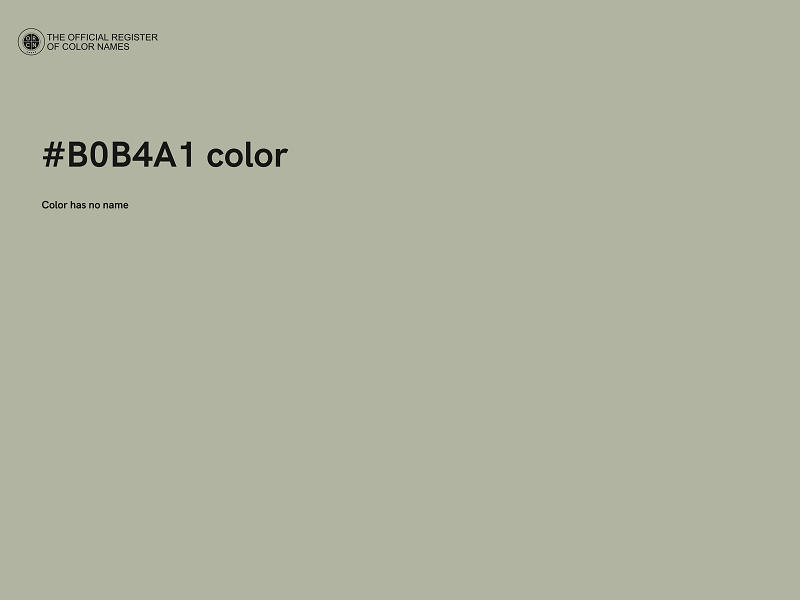 #B0B4A1 color image