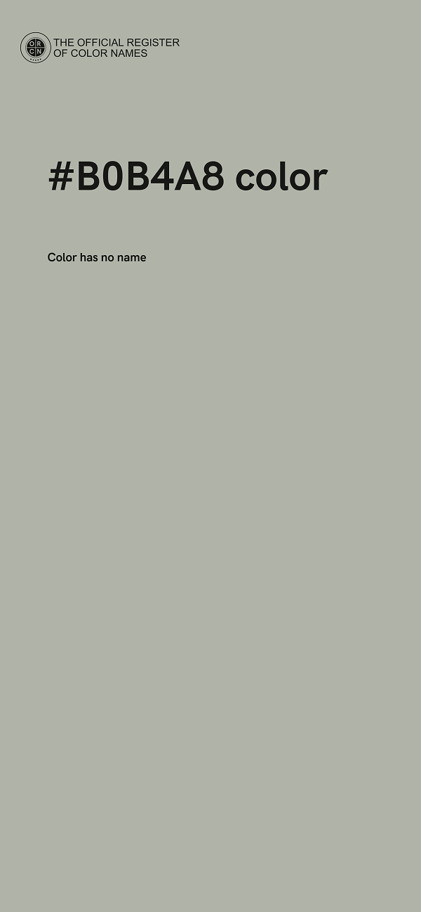 #B0B4A8 color image