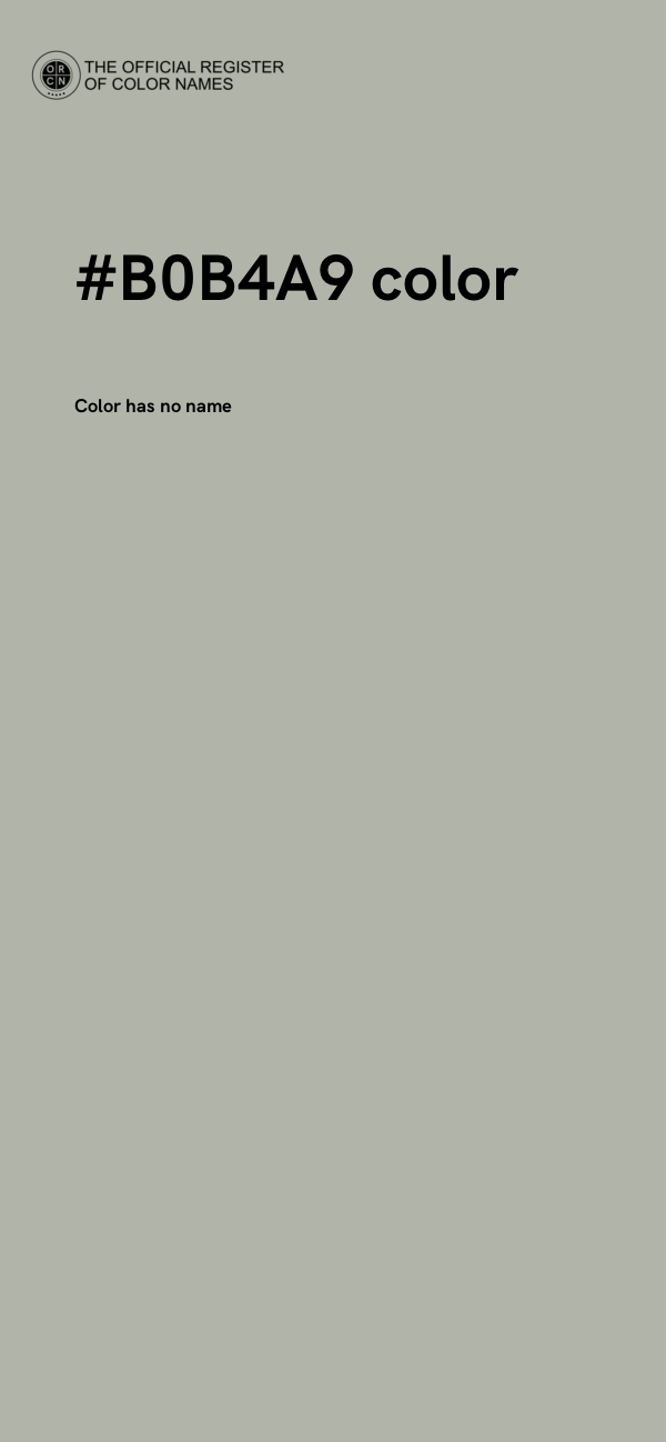 #B0B4A9 color image