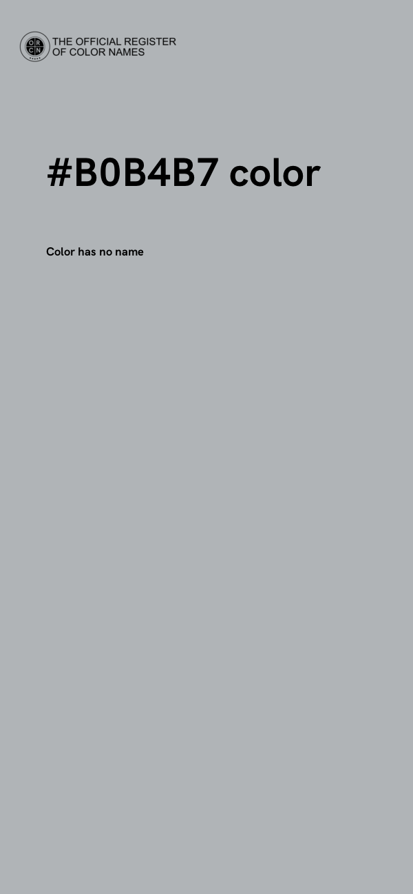 #B0B4B7 color image