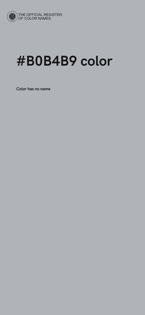 #B0B4B9 color image