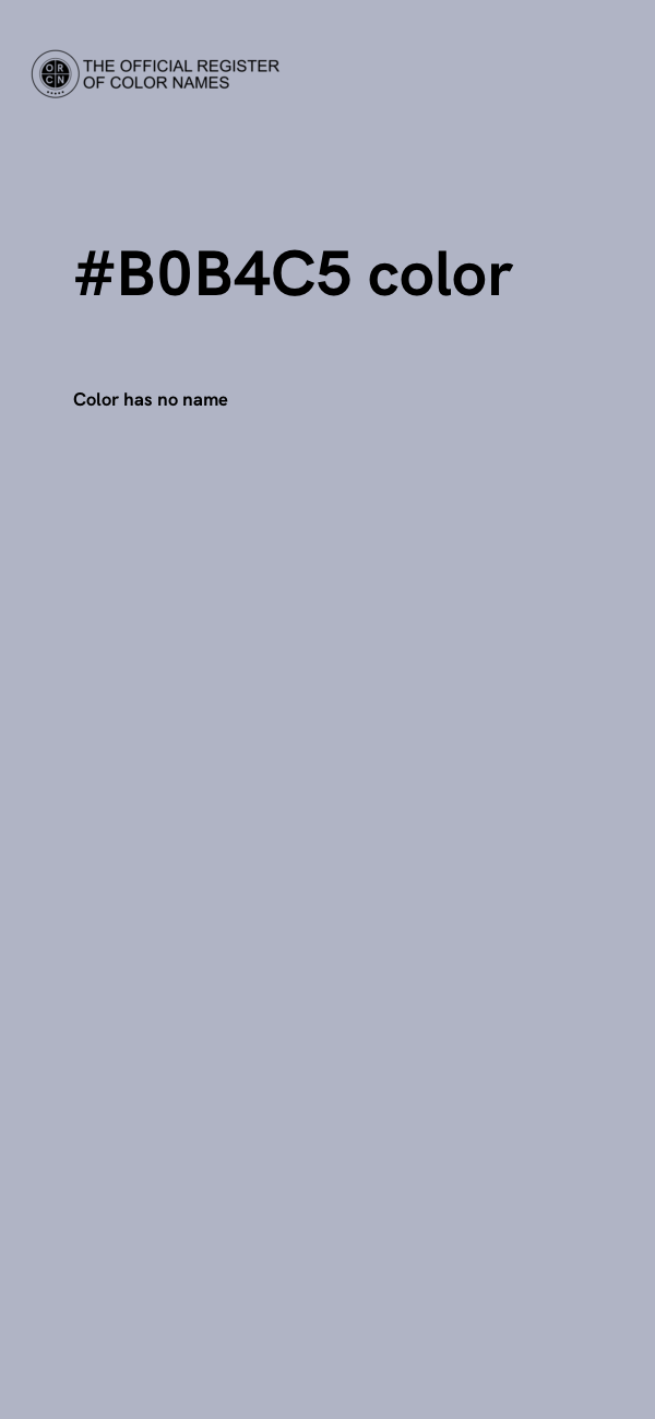 #B0B4C5 color image