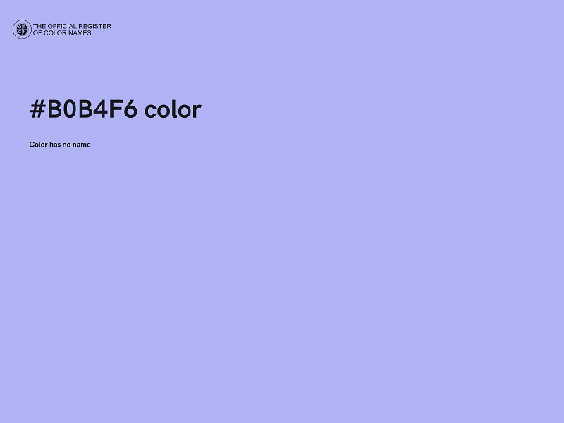 #B0B4F6 color image