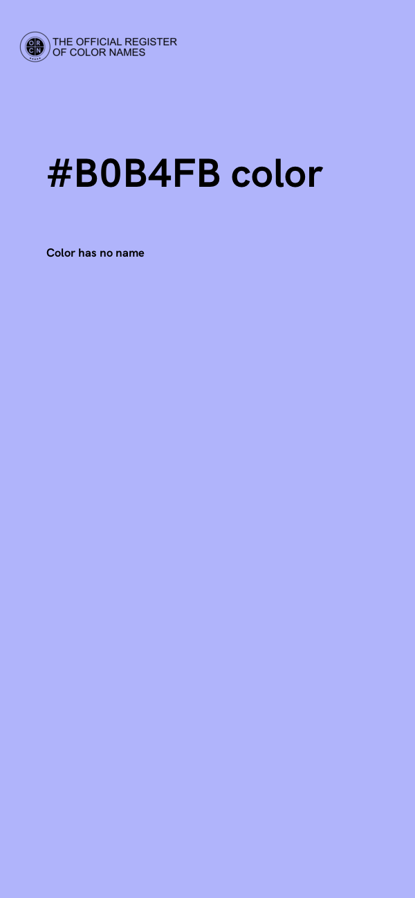 #B0B4FB color image