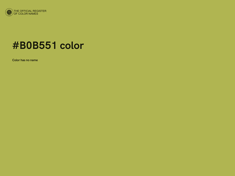 #B0B551 color image