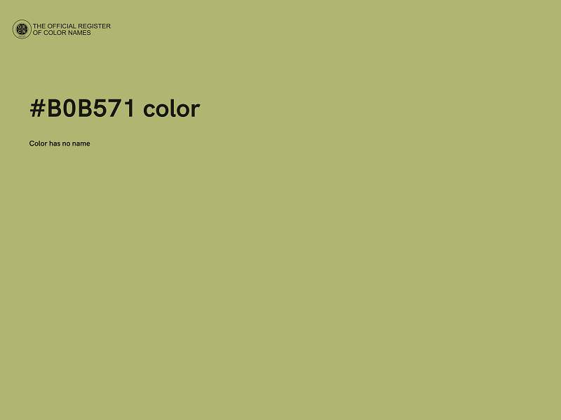 #B0B571 color image