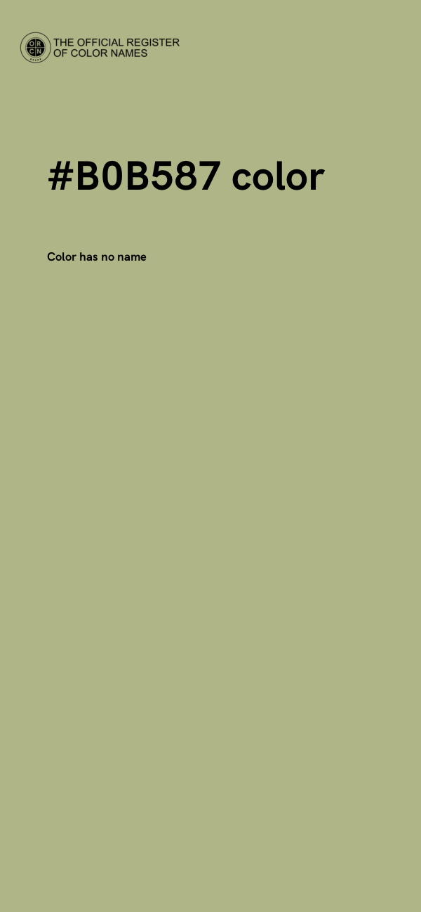 #B0B587 color image
