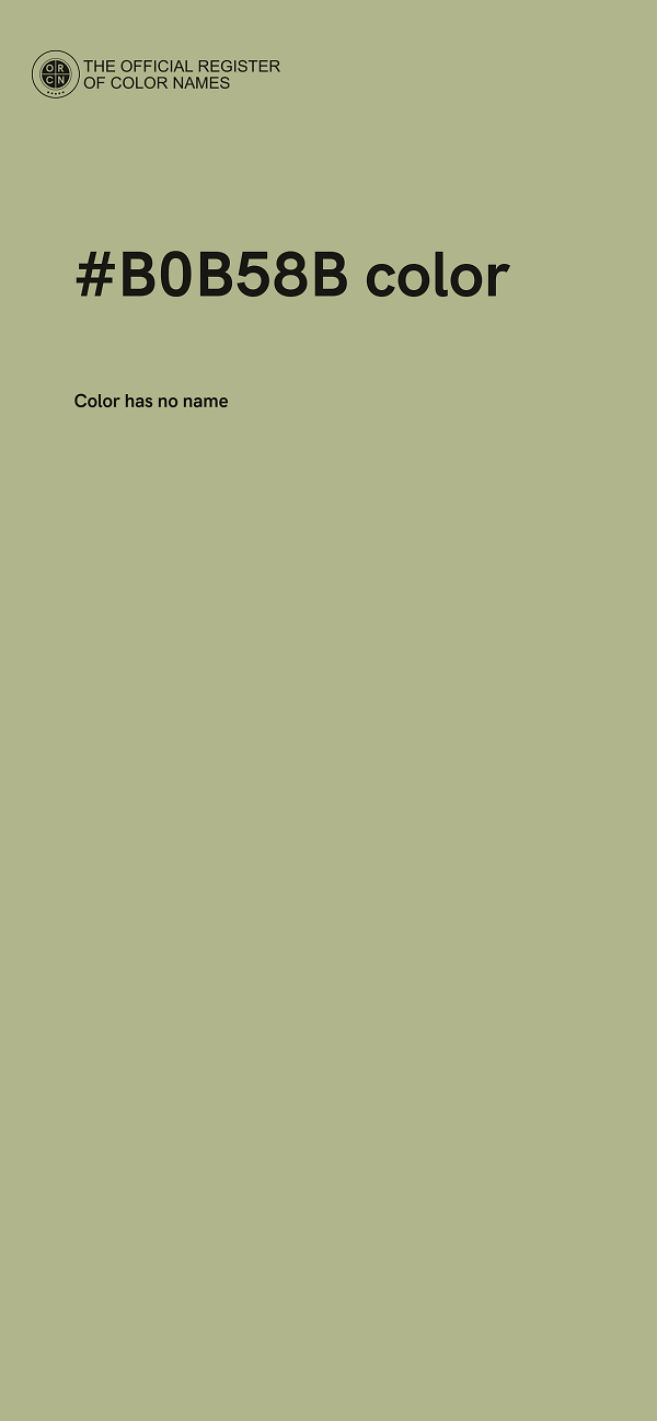 #B0B58B color image