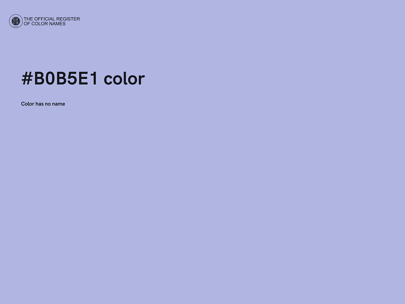 #B0B5E1 color image