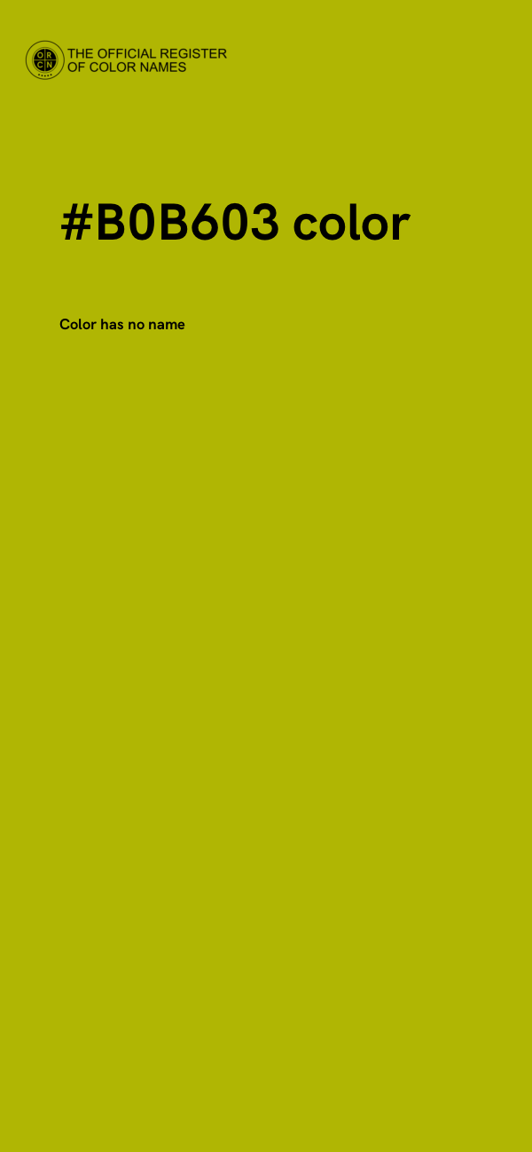 #B0B603 color image