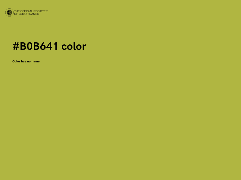 #B0B641 color image