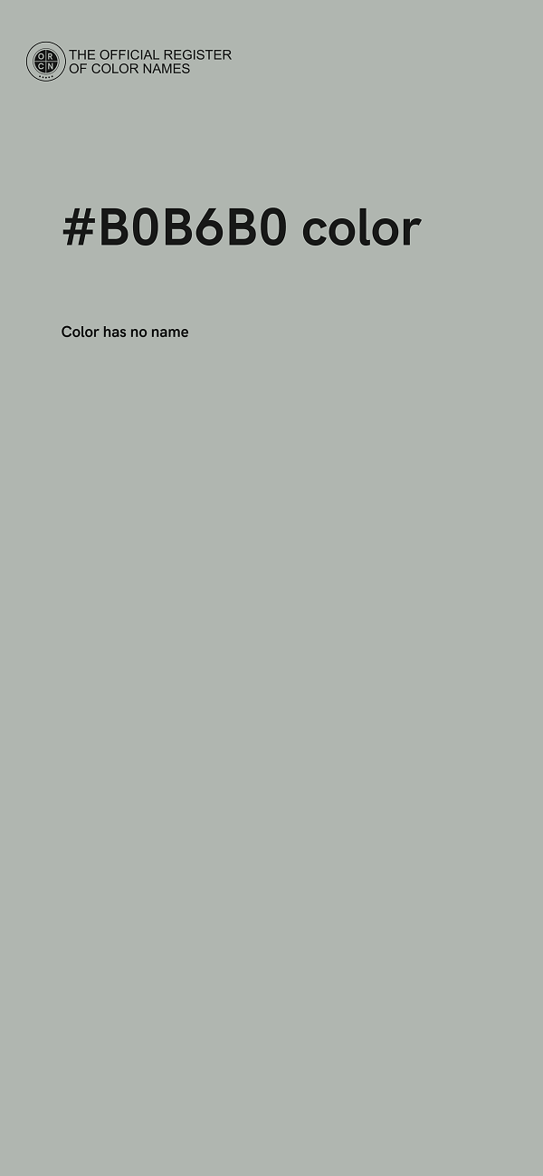 #B0B6B0 color image