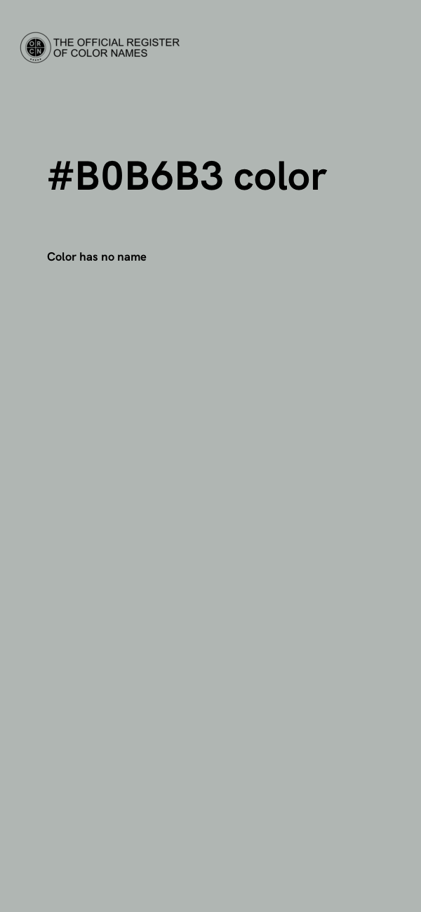 #B0B6B3 color image