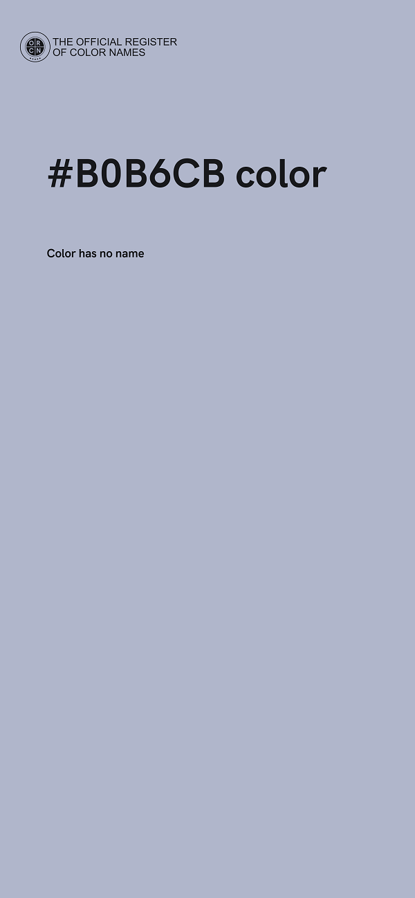 #B0B6CB color image
