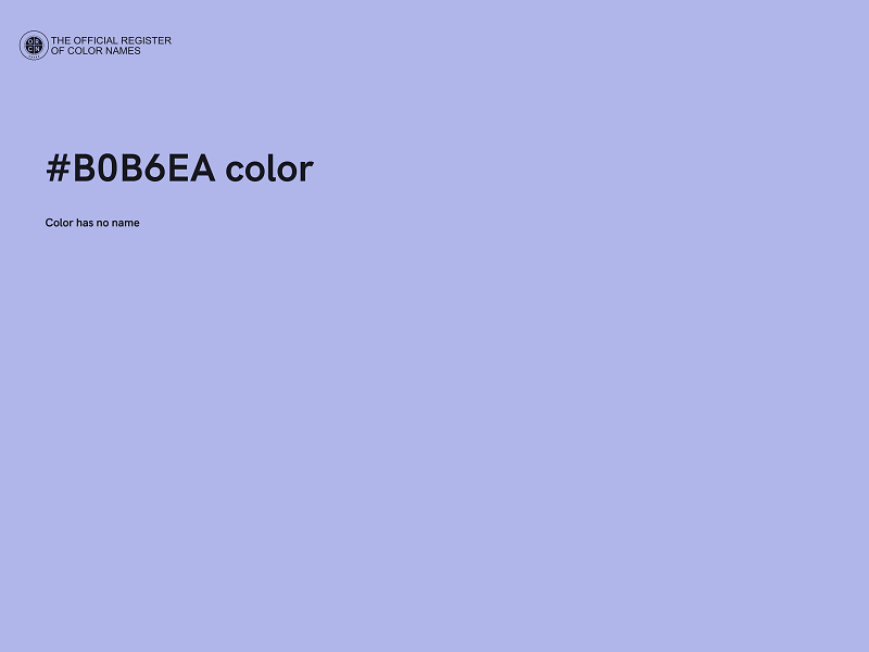 #B0B6EA color image