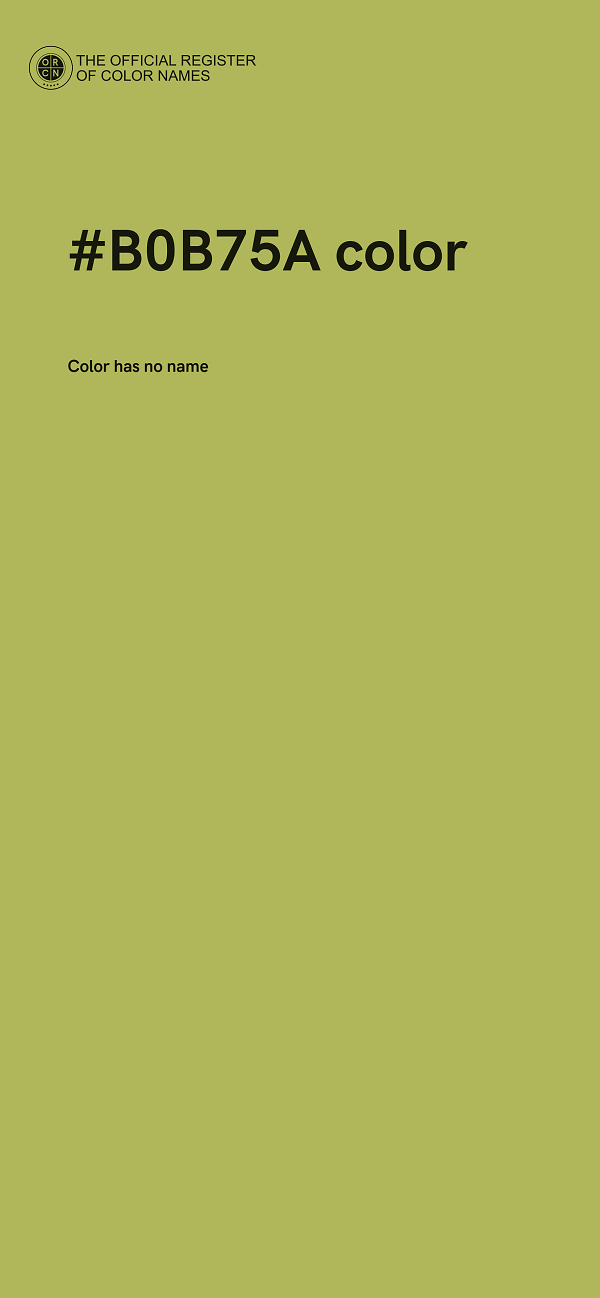 #B0B75A color image