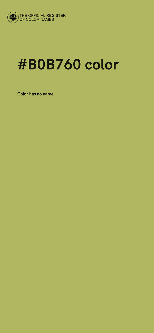 #B0B760 color image