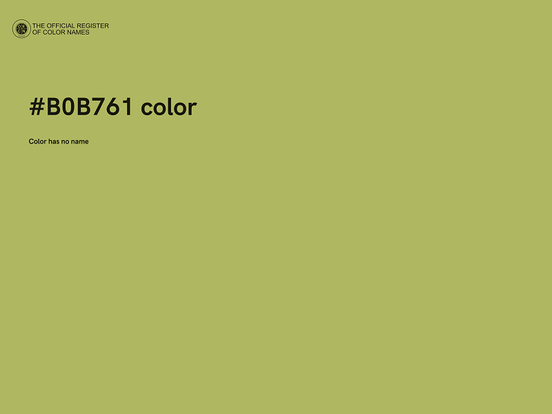 #B0B761 color image