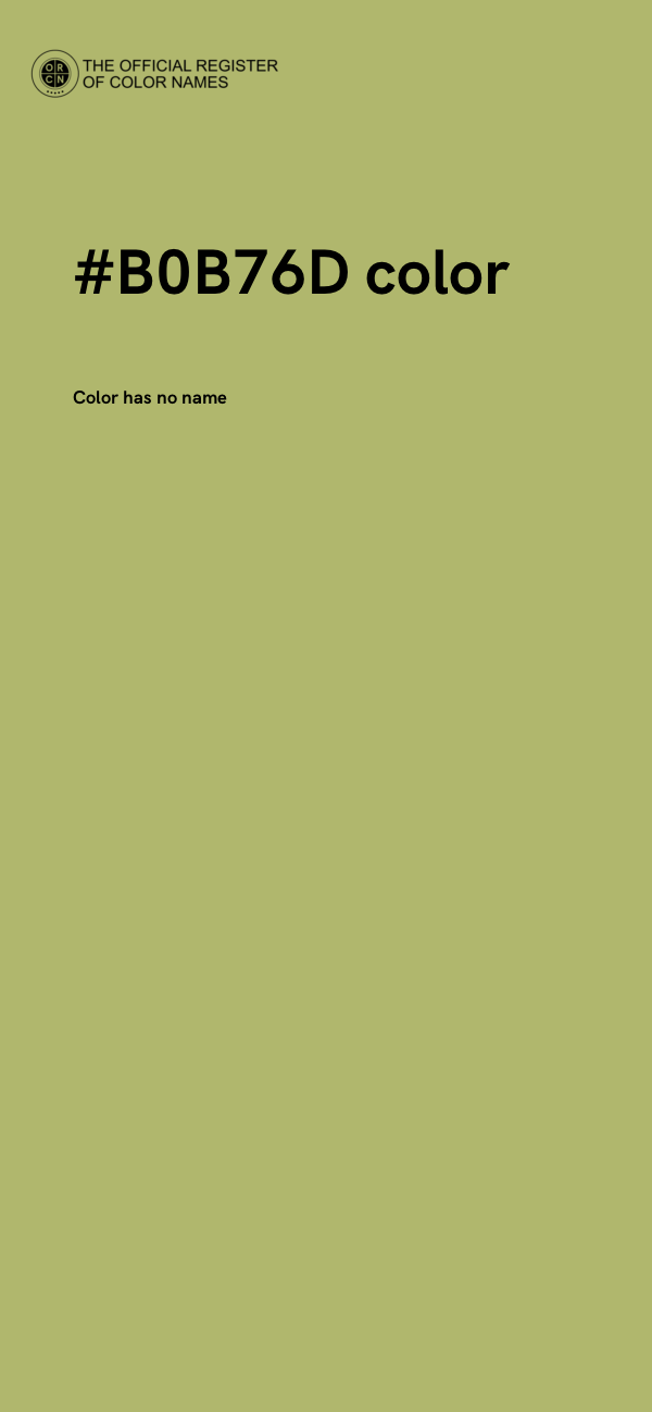 #B0B76D color image
