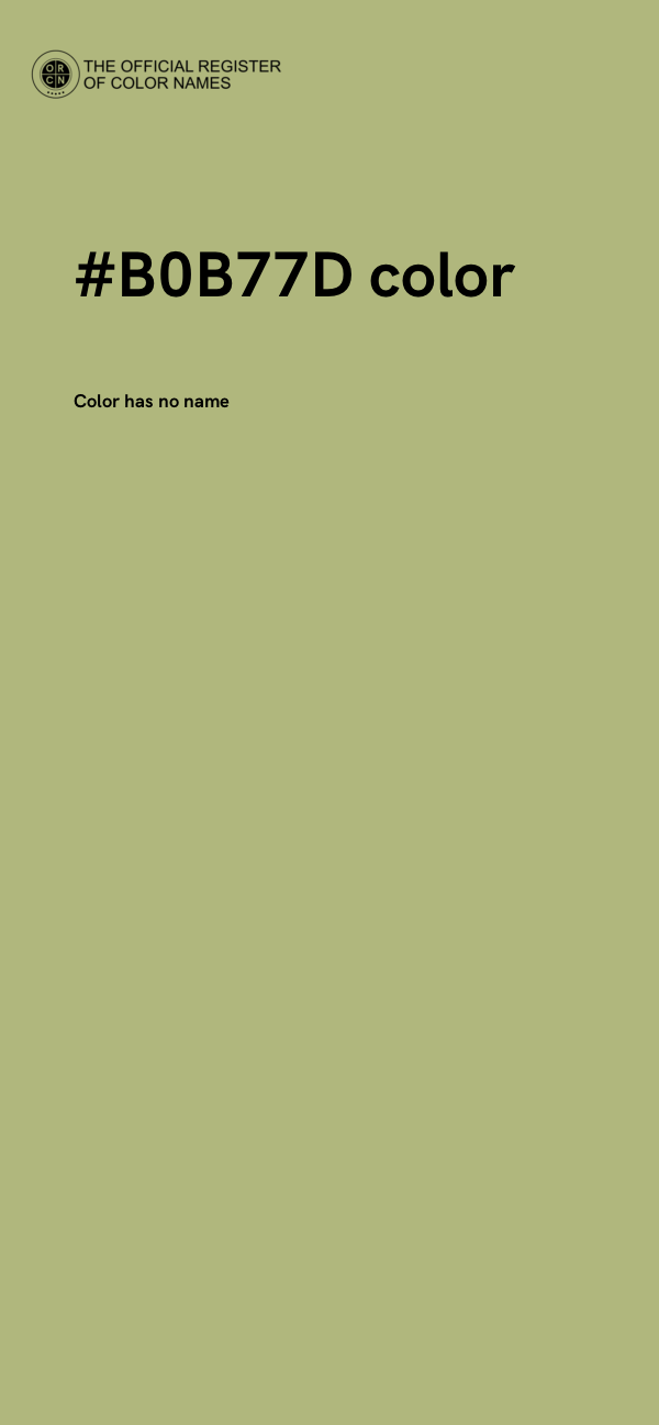 #B0B77D color image