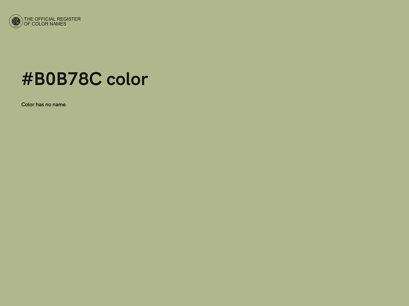 #B0B78C color image