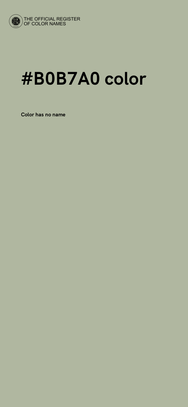 #B0B7A0 color image