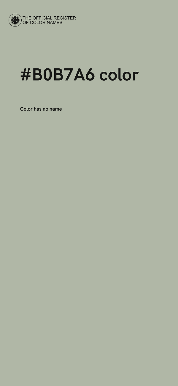 #B0B7A6 color image