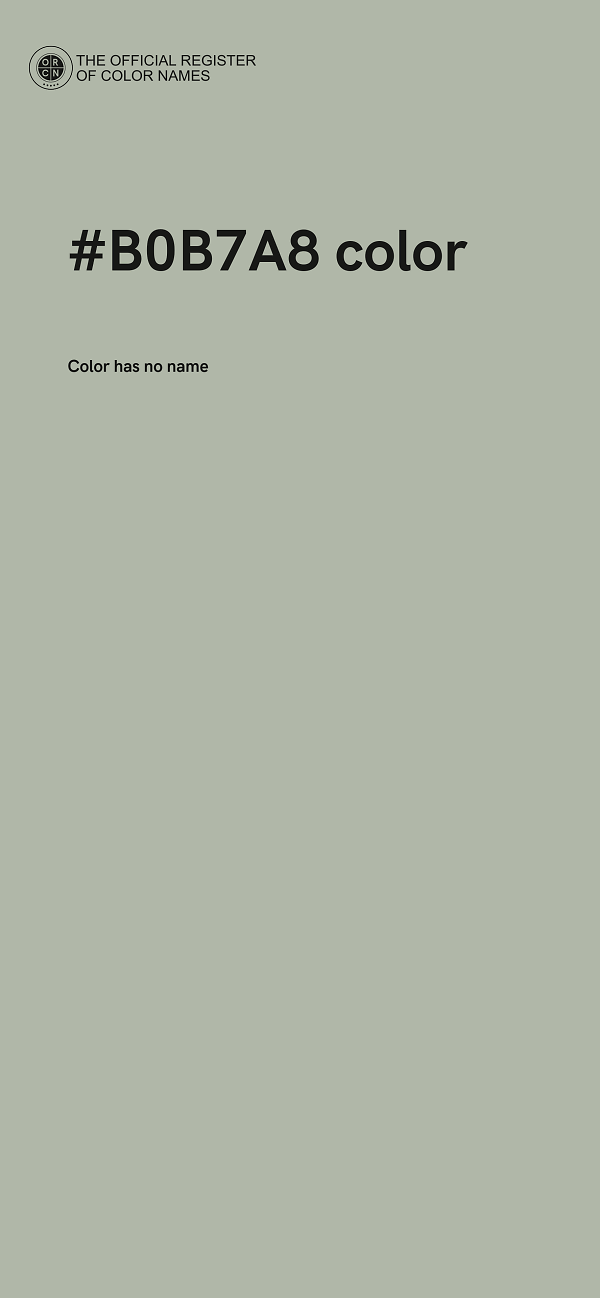 #B0B7A8 color image