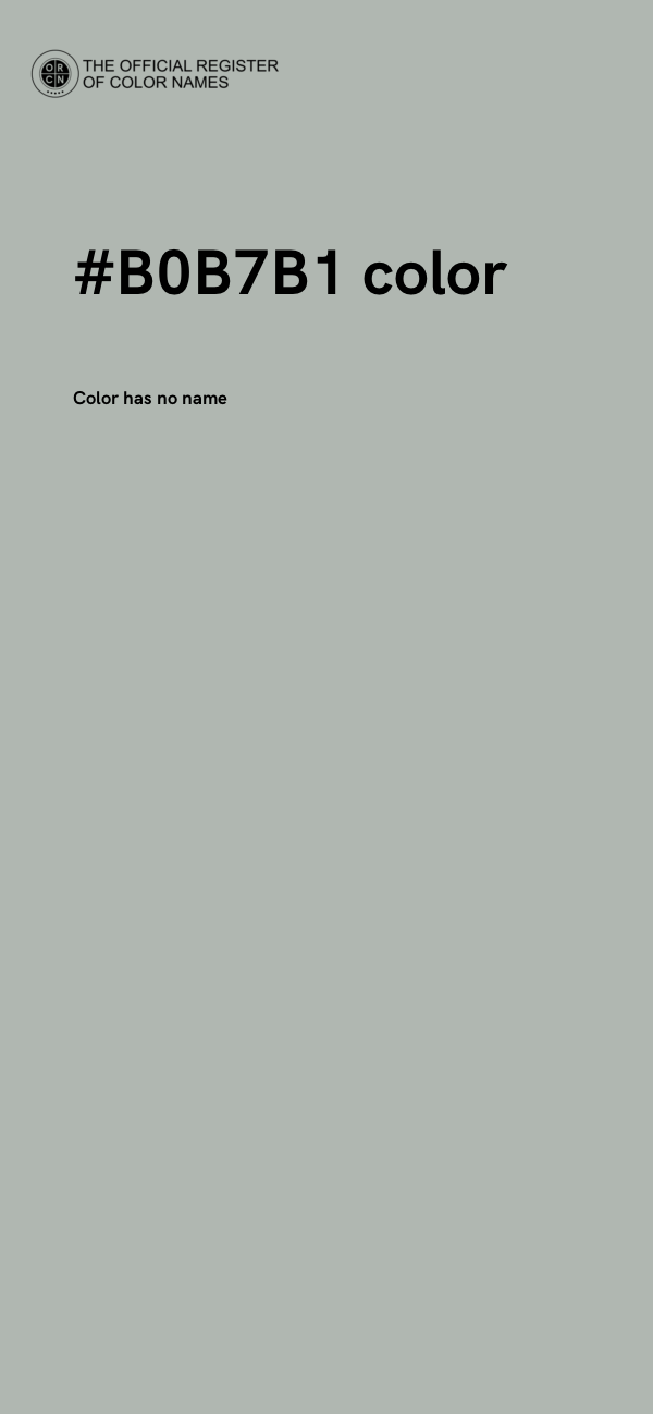 #B0B7B1 color image