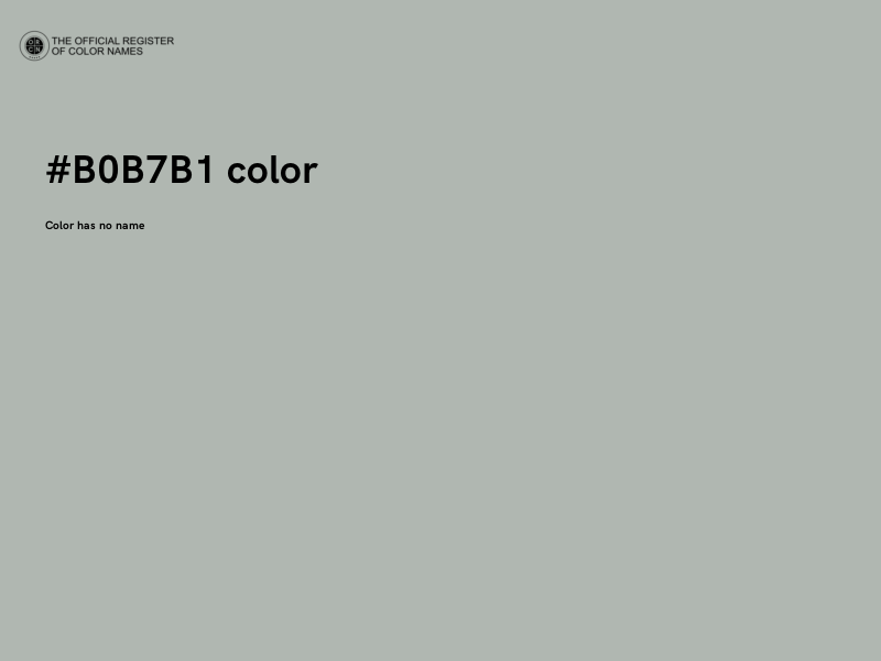 #B0B7B1 color image