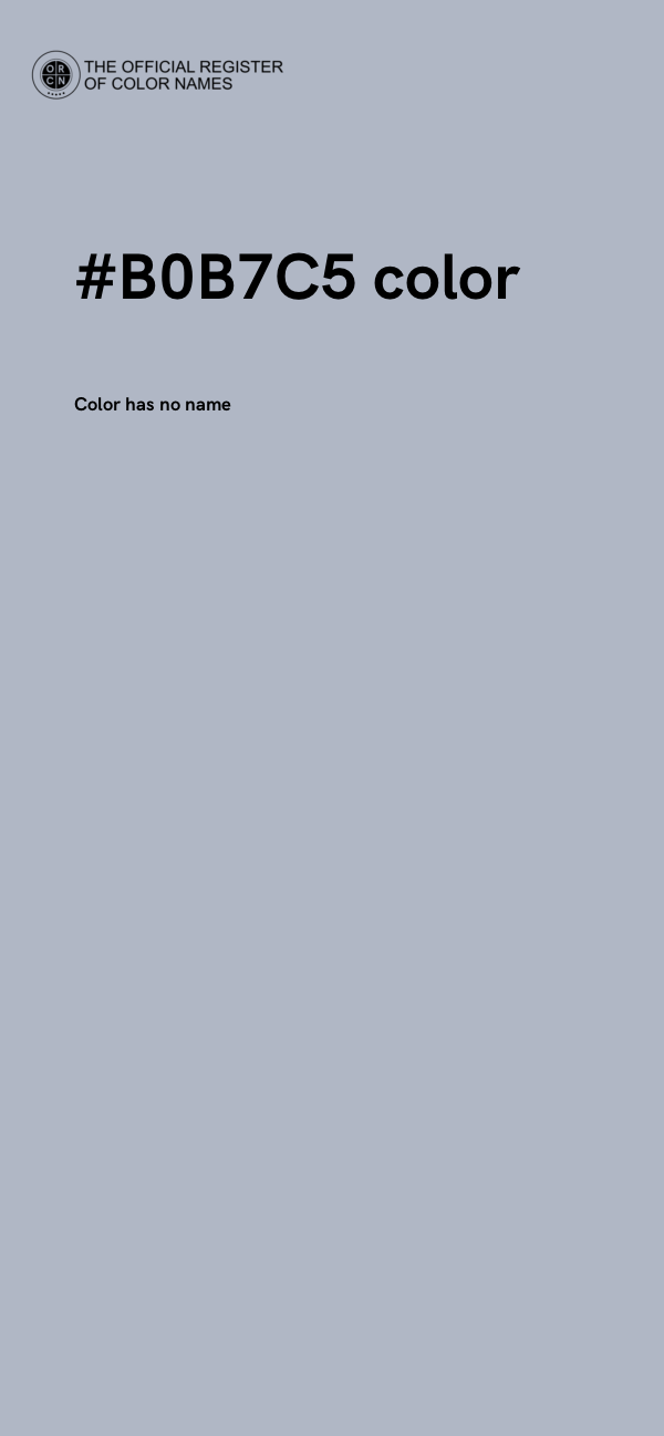 #B0B7C5 color image