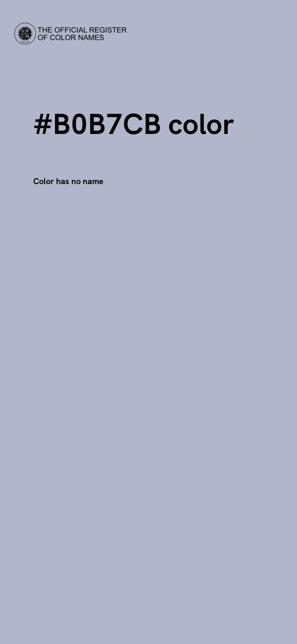 #B0B7CB color image