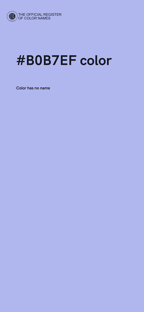 #B0B7EF color image