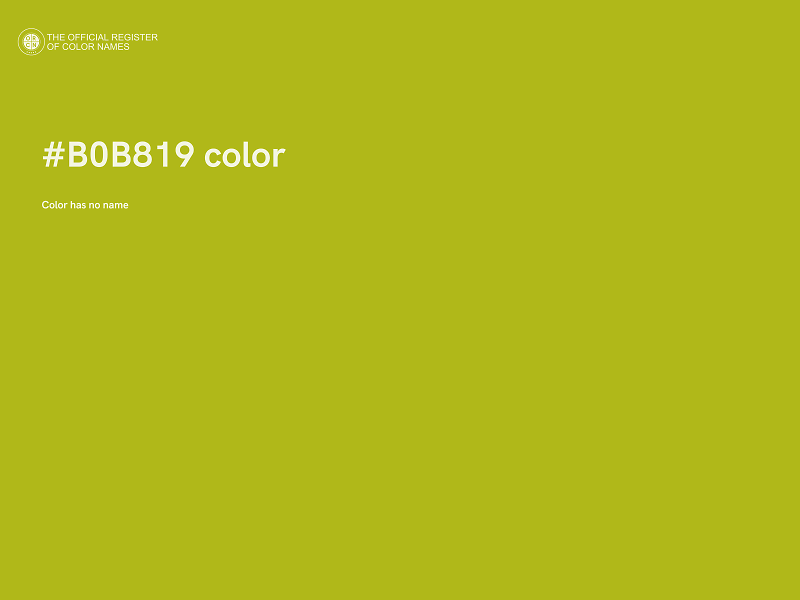 #B0B819 color image