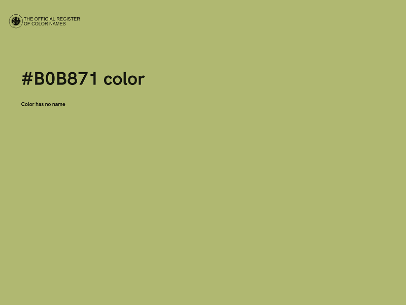 #B0B871 color image