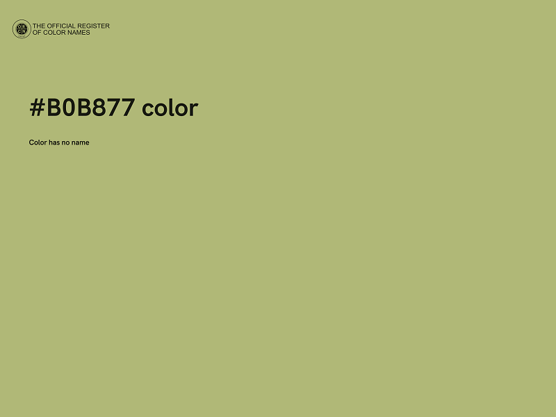 #B0B877 color image