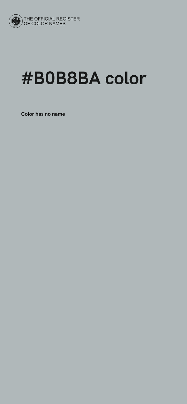 #B0B8BA color image