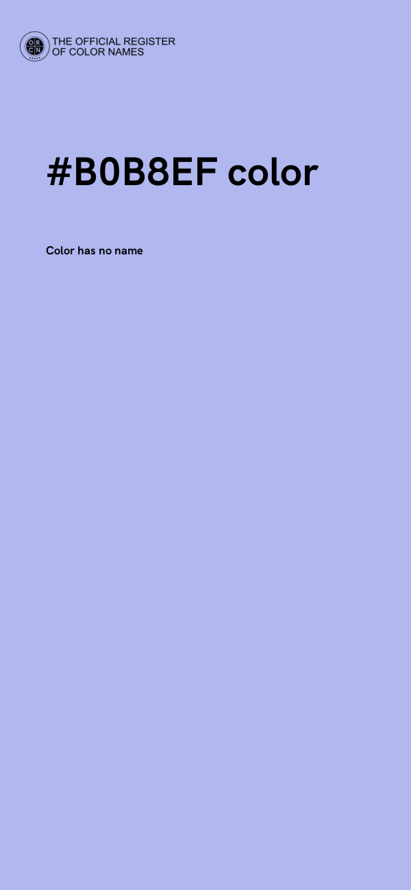 #B0B8EF color image
