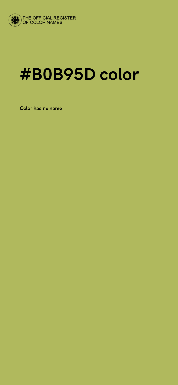 #B0B95D color image