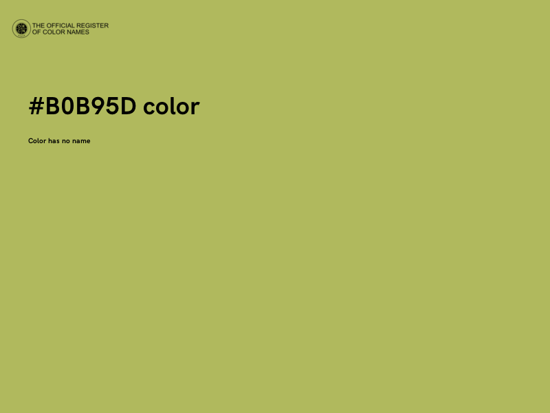 #B0B95D color image